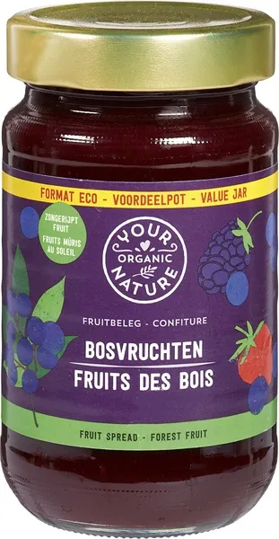 Your Organic Nature Fruitbeleg Bosvruchten Familiepot (375 gr)