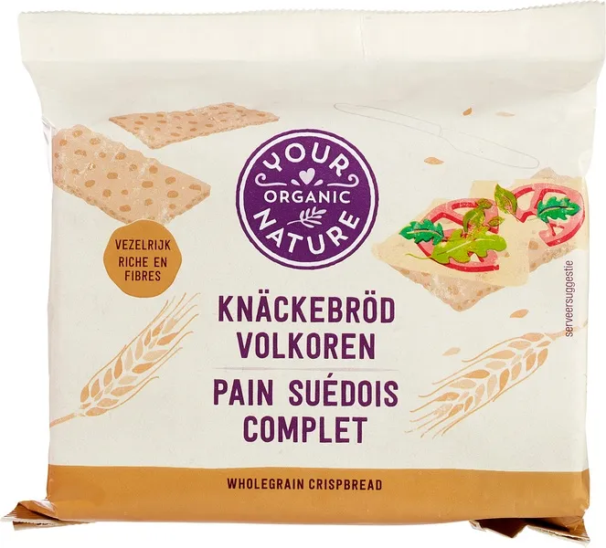 Your Organic Nature Knäckebröd Volkoren (250 gr)