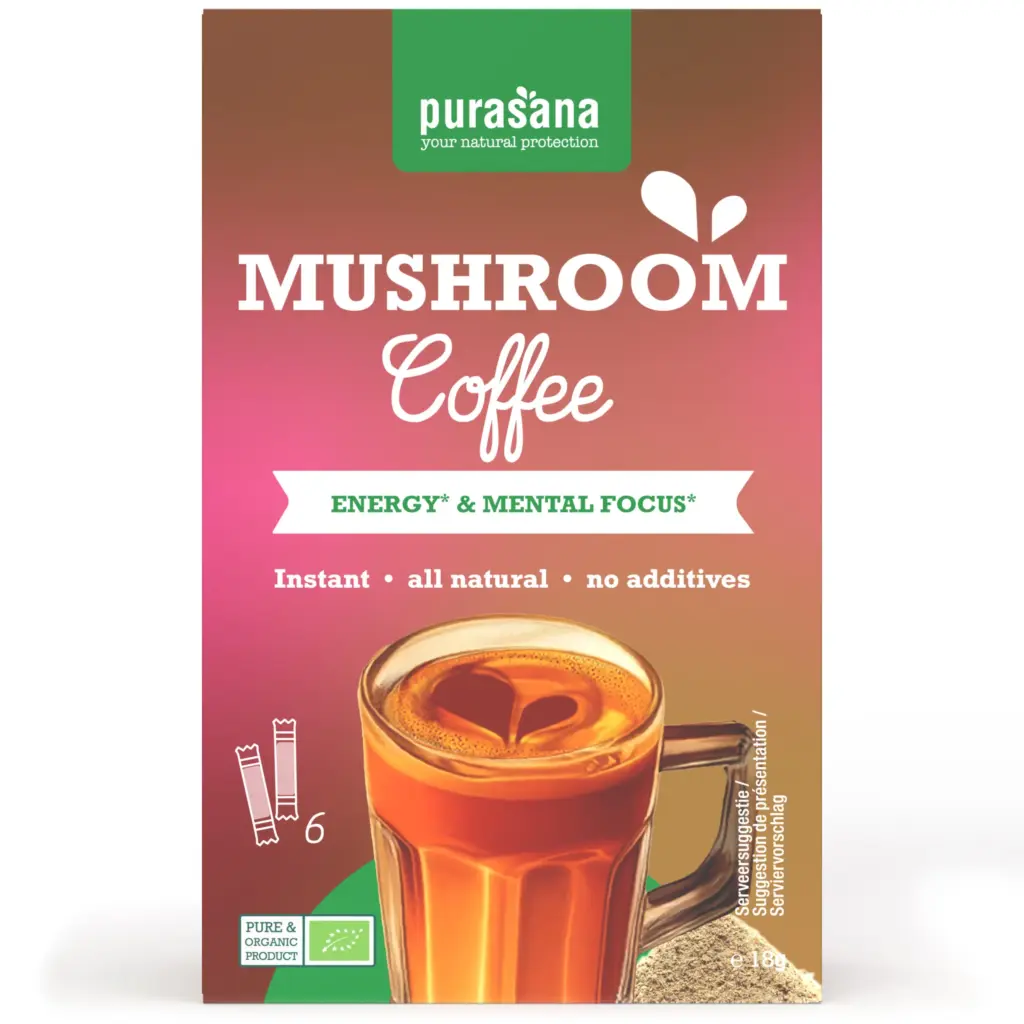 Purasana Mushroom Coffee Bio (6 x 3 gr)