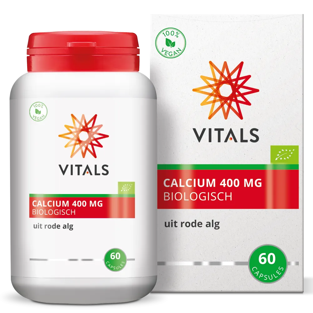 Vitals Calcium 400 mg Biologisch (60 capsules)