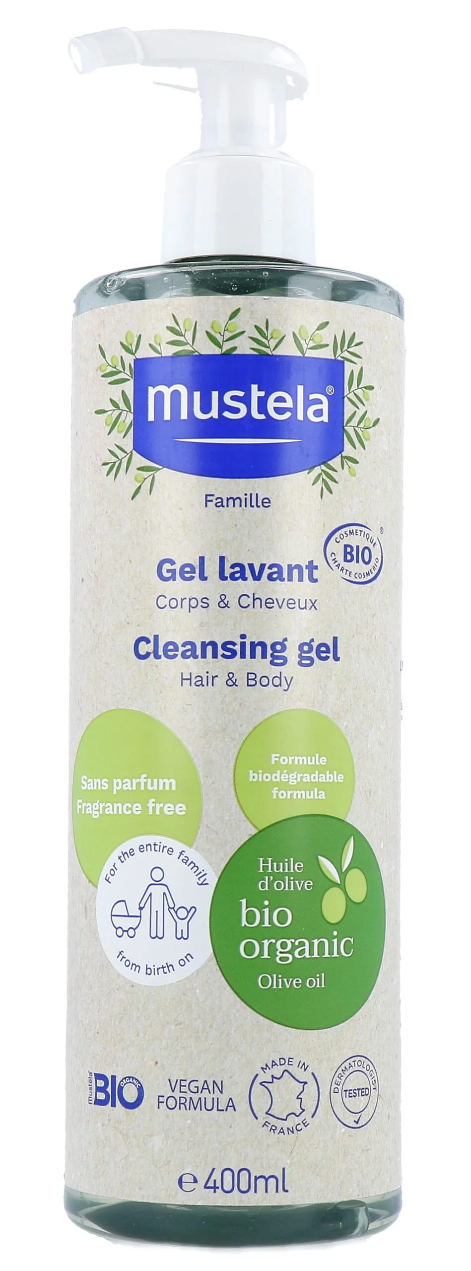 Mustela Bio Wasgel (400 ml)