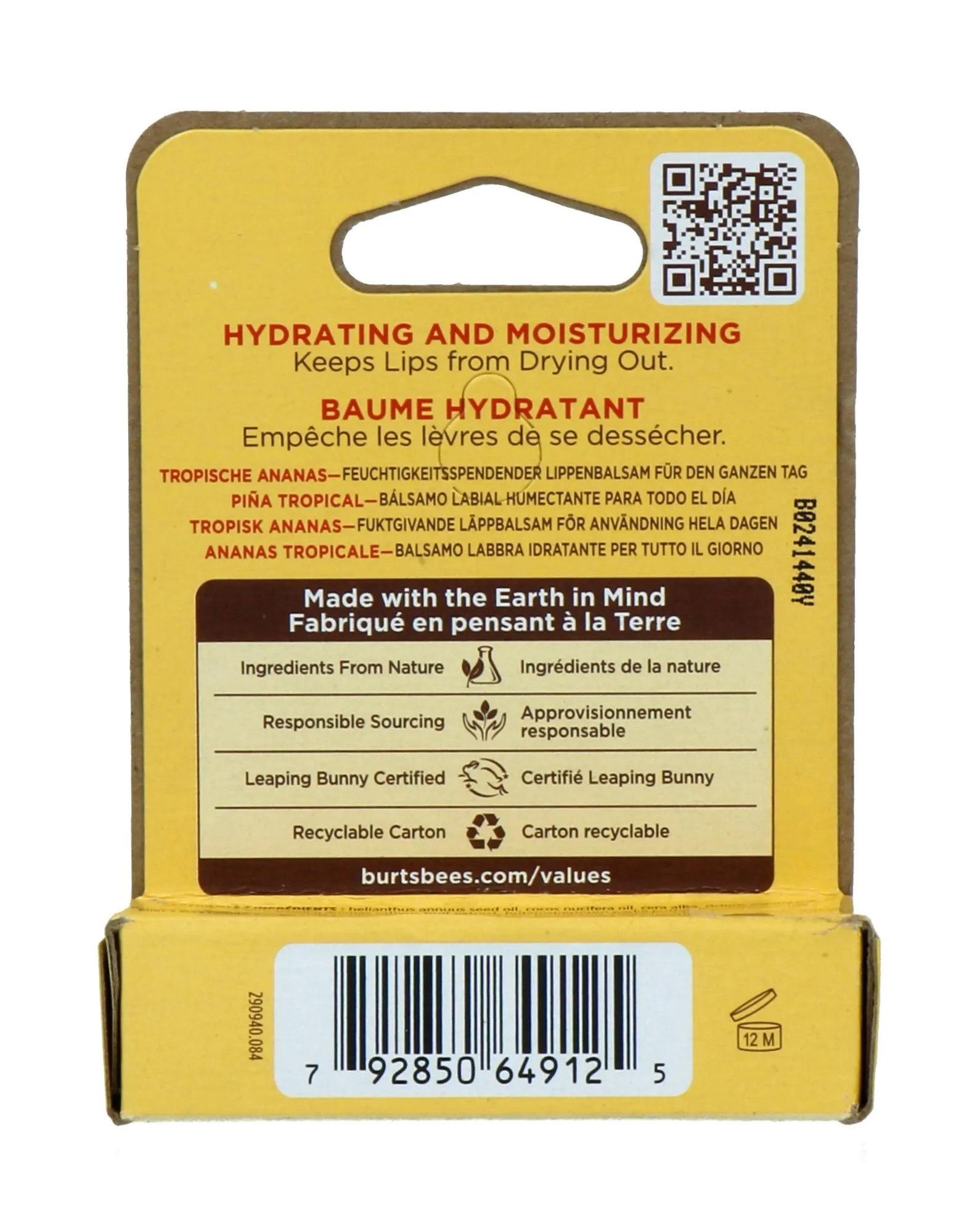 Burts Bees Lip Balm Tropical (4.25 gr)