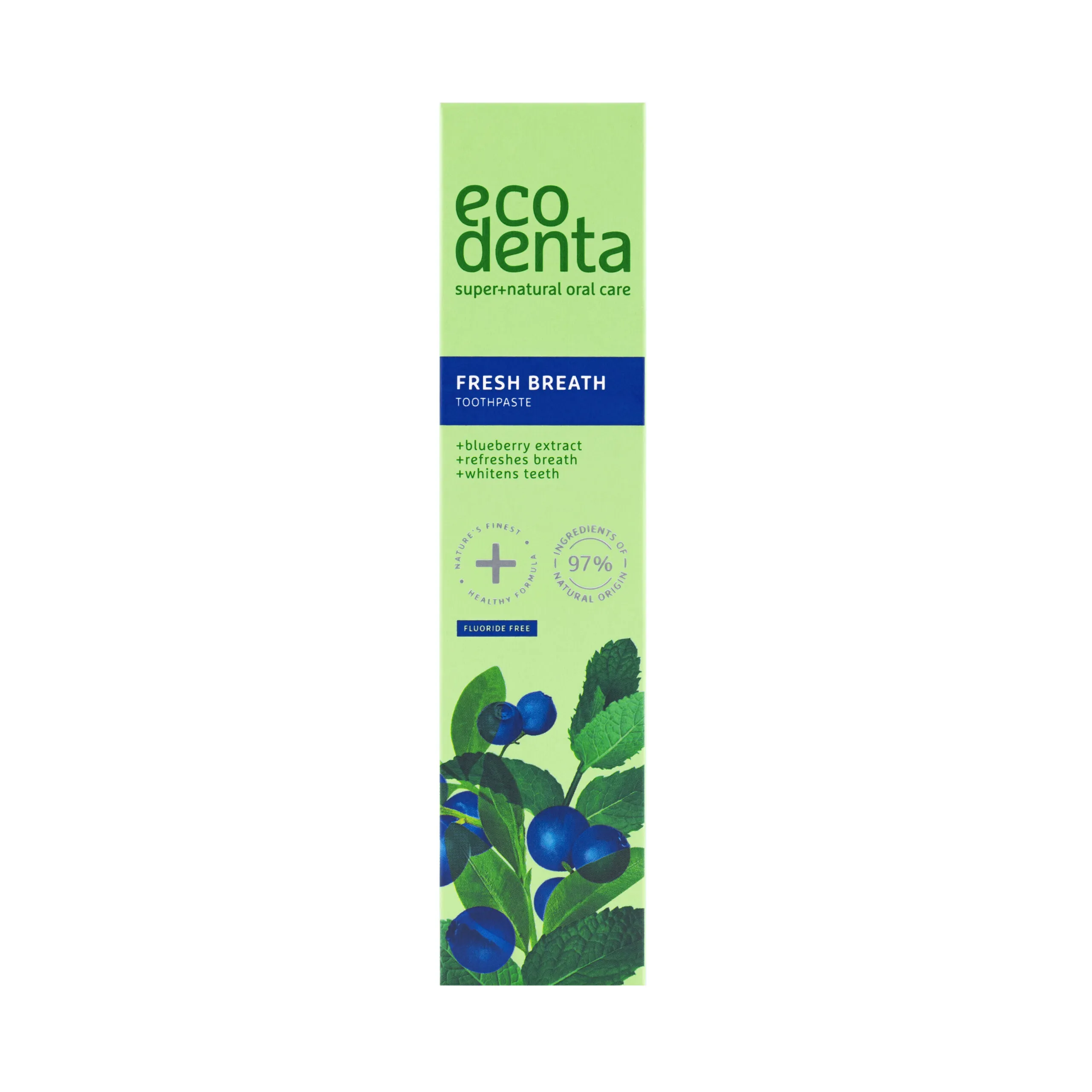 Ecodenta Tandpasta Fresh Breath Blueberry Extract (100 ml)