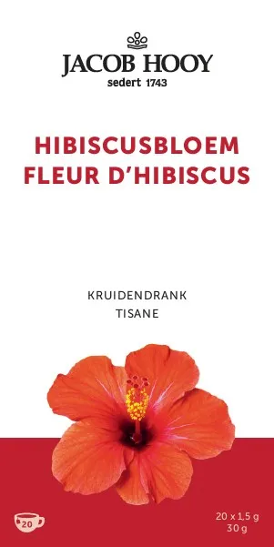 Jacob Hooy Hibiscus (20 zakjes)