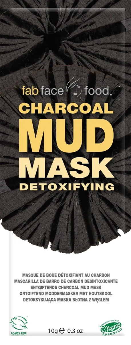 Montagne Jeunesse 7Th Heaven Mask Fab Face Charcoal Mud (1 stuk)