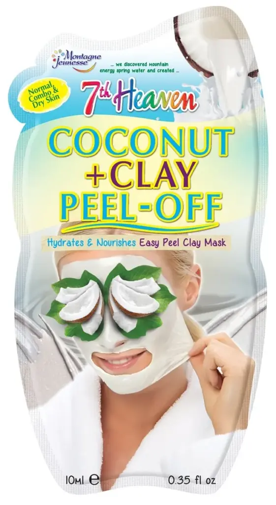 Montagne Jeunesse 7Th Heaven Mask Peel-Off Coconut Clay (1 stuk)