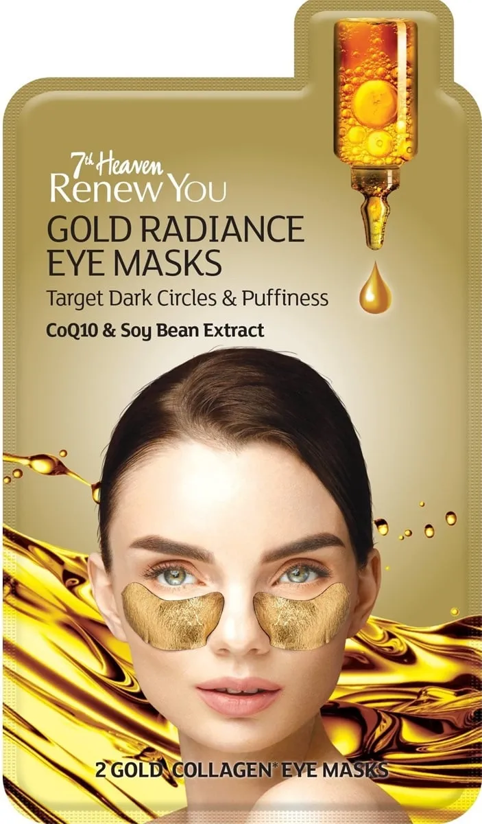 Montagne Jeunesse 7Th Heaven Mask Renew You Eye Mask Gold Radiance (1 stuk)