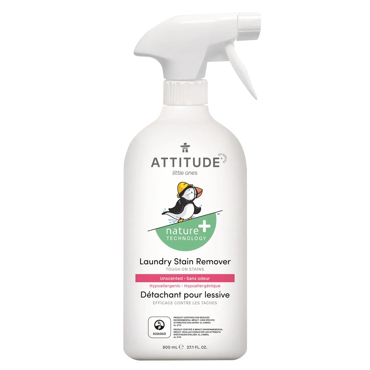 Attitude Home Little Ones Vlekkenverwijderaar Parfumvrij (800 ml)