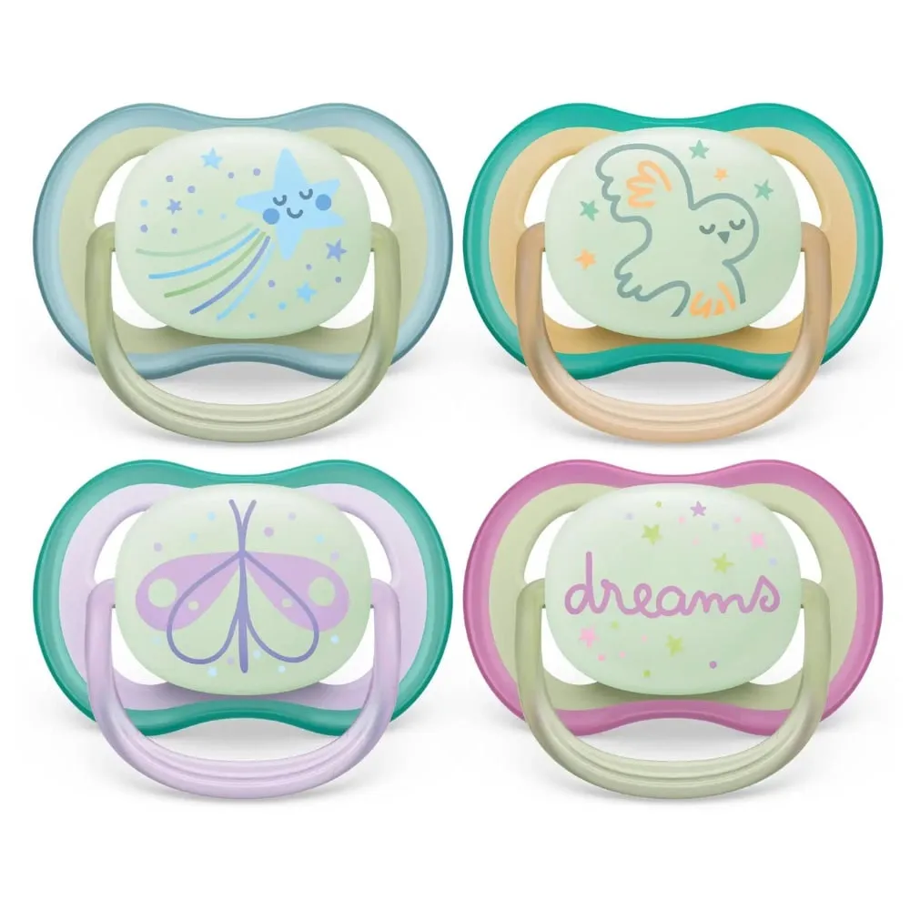 Avent Fopspeen 0-6M Ultra Air Night Mix (2 stuks)