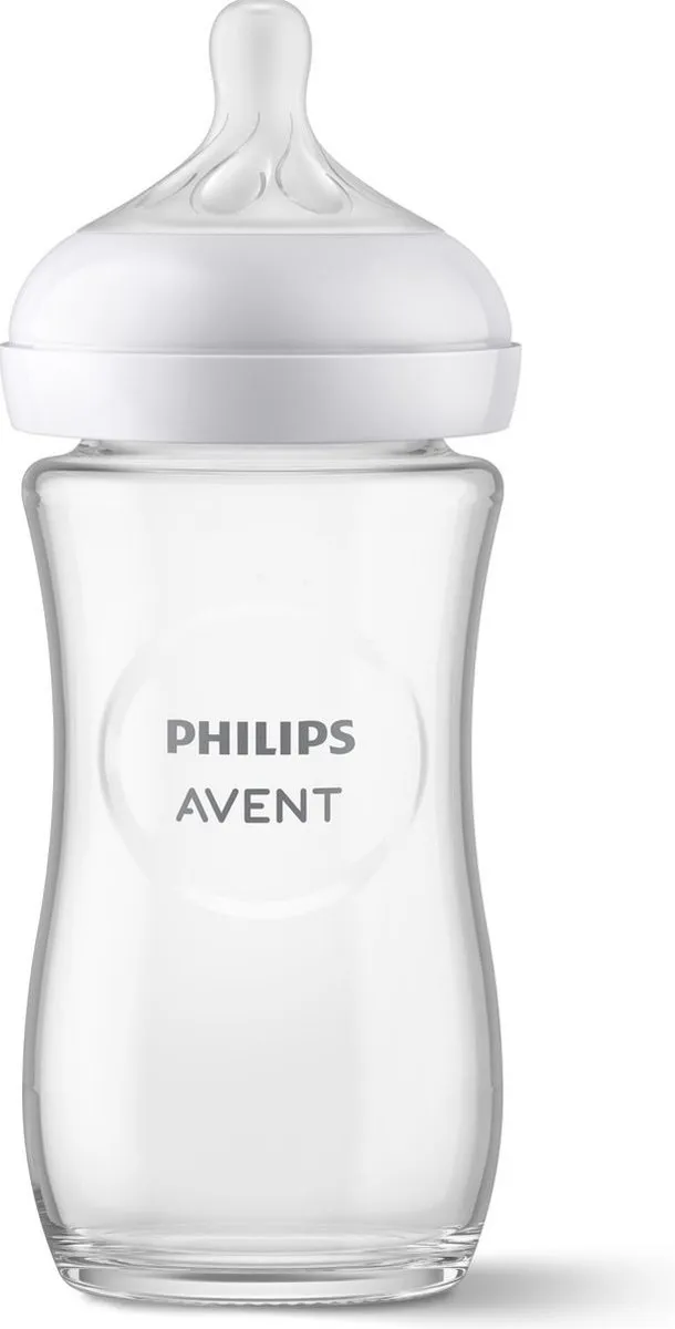 Avent Zuigfles Natural 3.0 Glas 240 Ml (1 stuk)