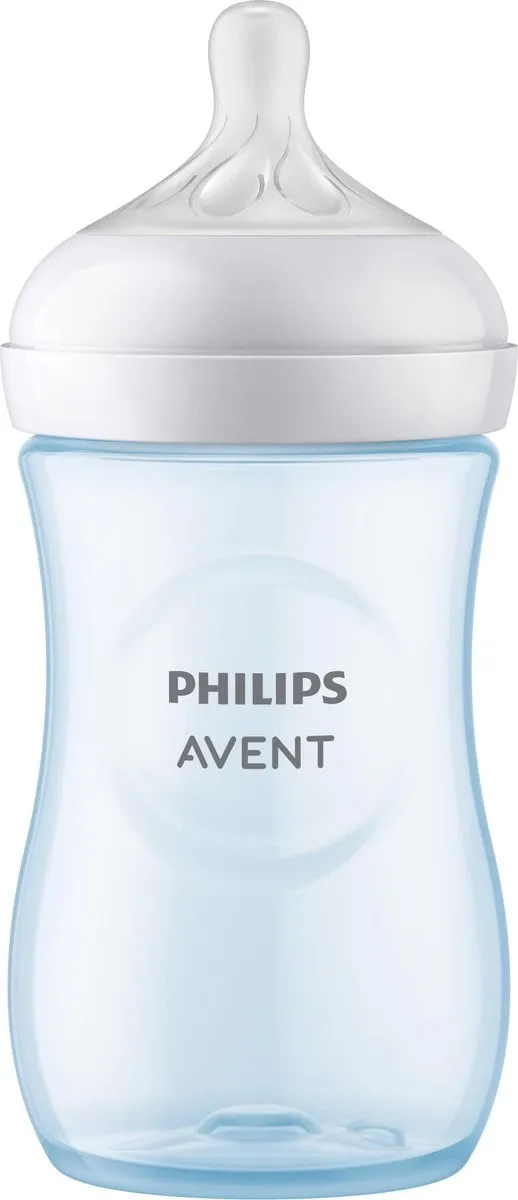 Avent Zuigfles Natural 3.0 Blauw (1 stuk)
