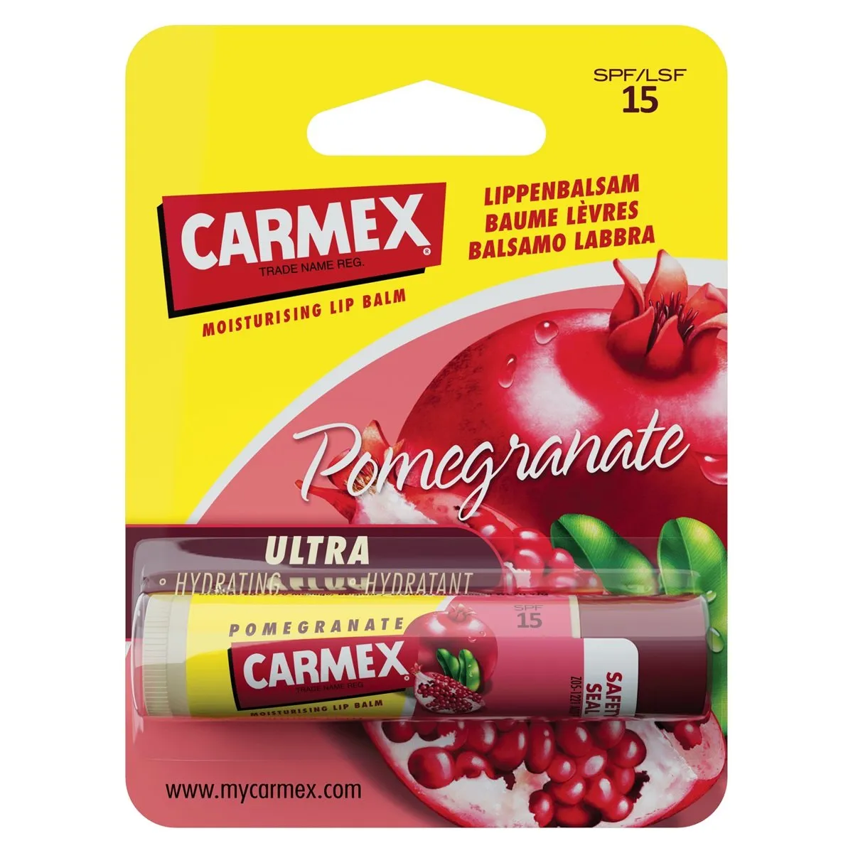 Carmex Lippenbalsem Pomegranate 15 Spf (4,25 gr)
