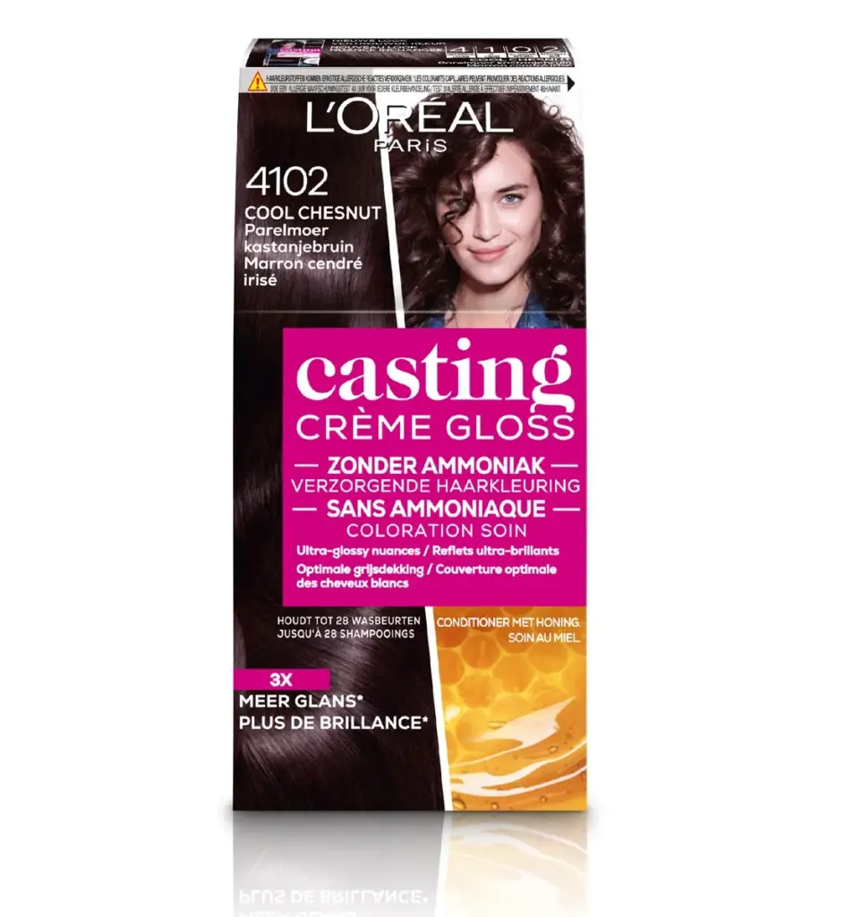 L'Oréal Casting Creme Casting Creme Gloss 4102 Cool Chestnut (1 stuk)