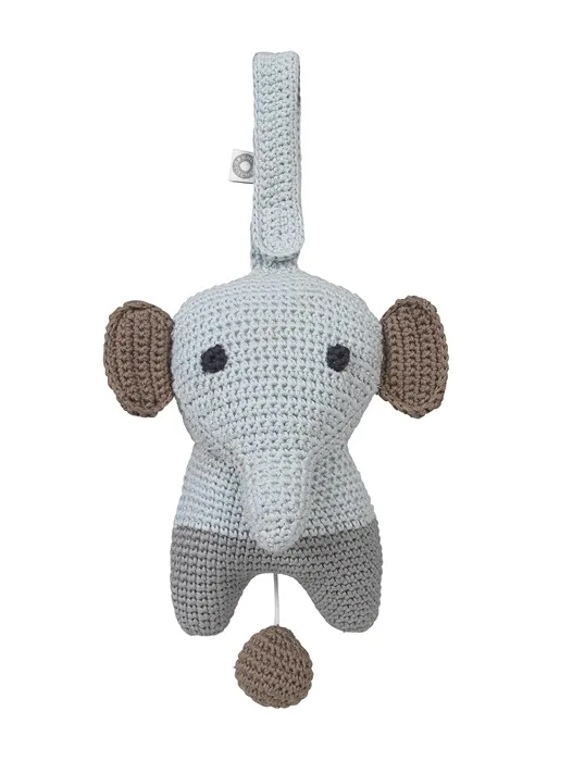 Franck & Fischer Muziekspeelgoed Olifant Grijs (1 stuk)