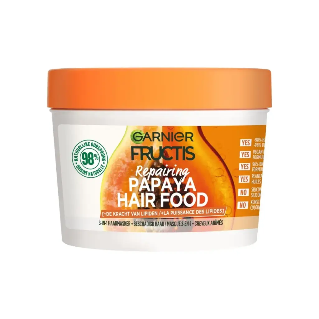 Garnier Fructis Hair Food Masker 3-in-1 Papaya (400 ml)