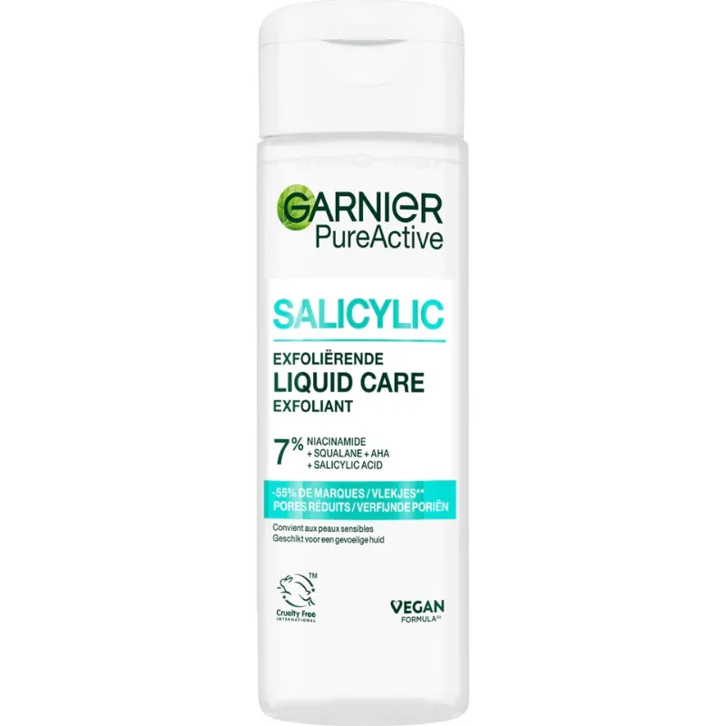 Garnier Pureactive Exfoliant Liquid Salicyic (120 ml)