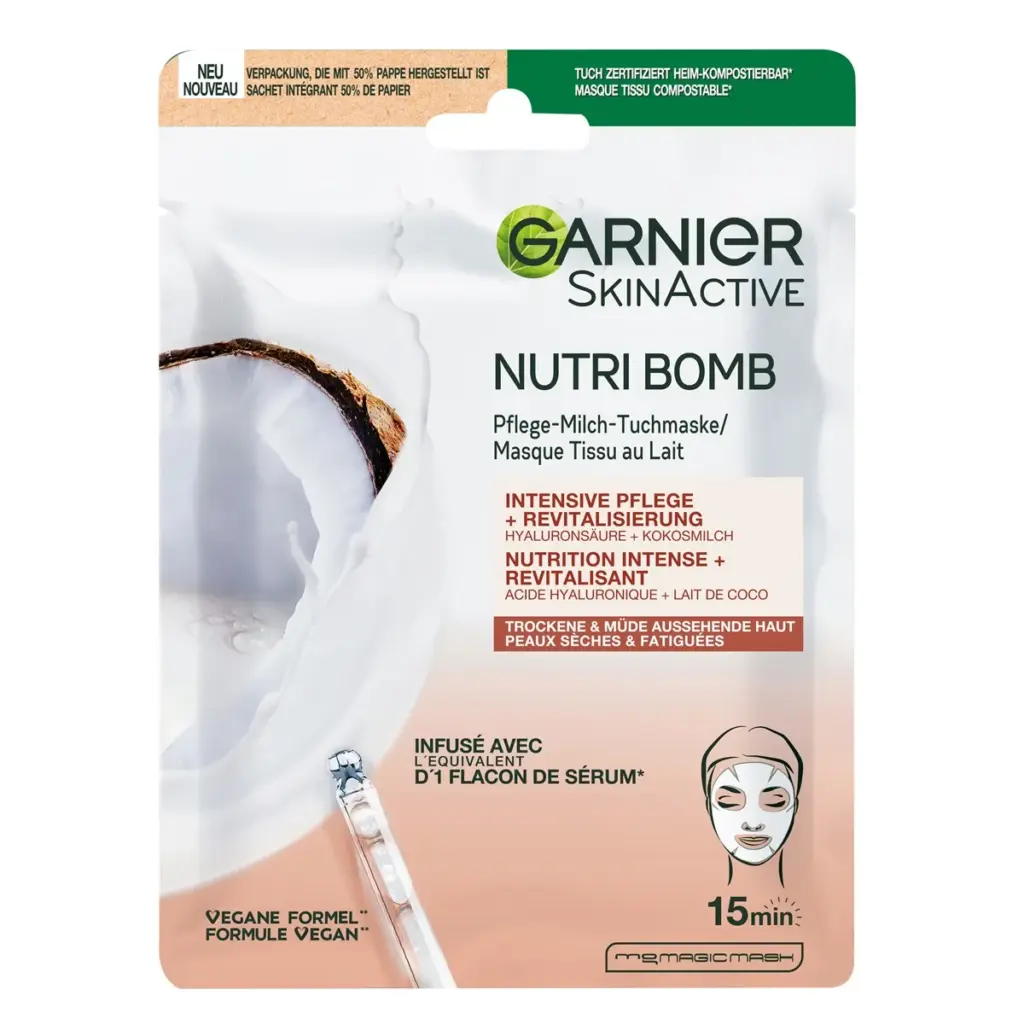 Garnier Skin Active Nutri Bomb Masker Coco (28 gr)