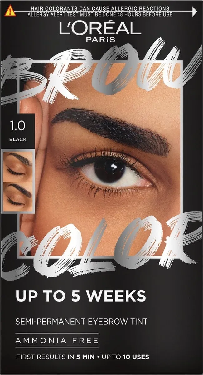 L'Oréal Eyebrow Brow Tint Kit 1.0 Black (1 stuk)