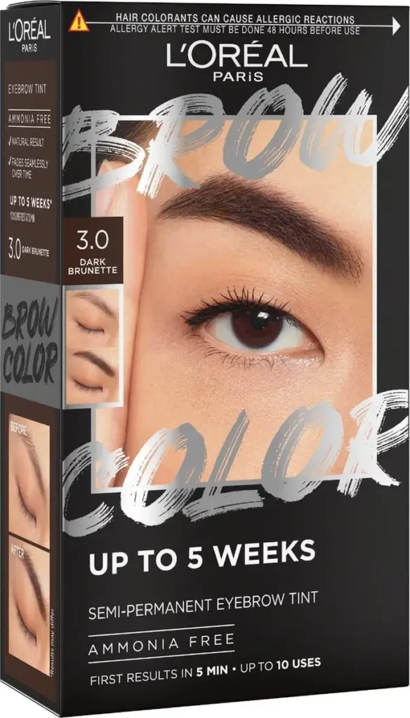 L'Oréal Eyebrow Brow Tint Kit 3.0 Dark Brunette (1 stuk)