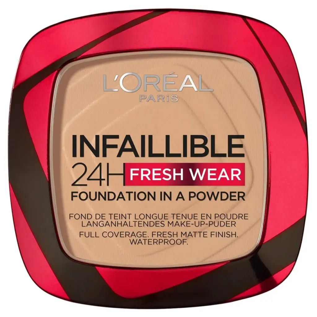 L'Oréal Foundation Poeder Infaillible Fresh Wear 140 Golden Beige (1 stuk)