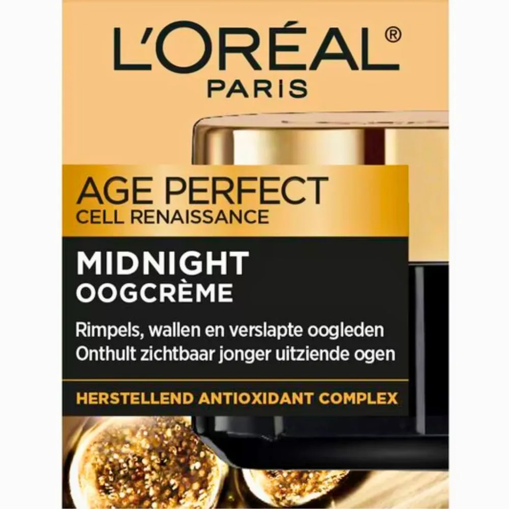 L'Oréal Skin Age Perfect Oogcreme Midnight (1 stuk)