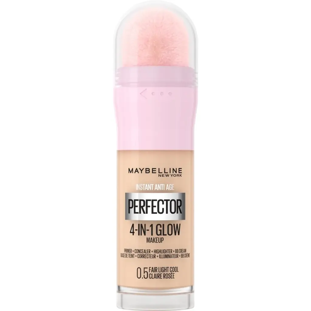 Maybelline New York Foundation Perfector 4-In-1 Glow 0.5 Fair Light Cool (20 ml)
