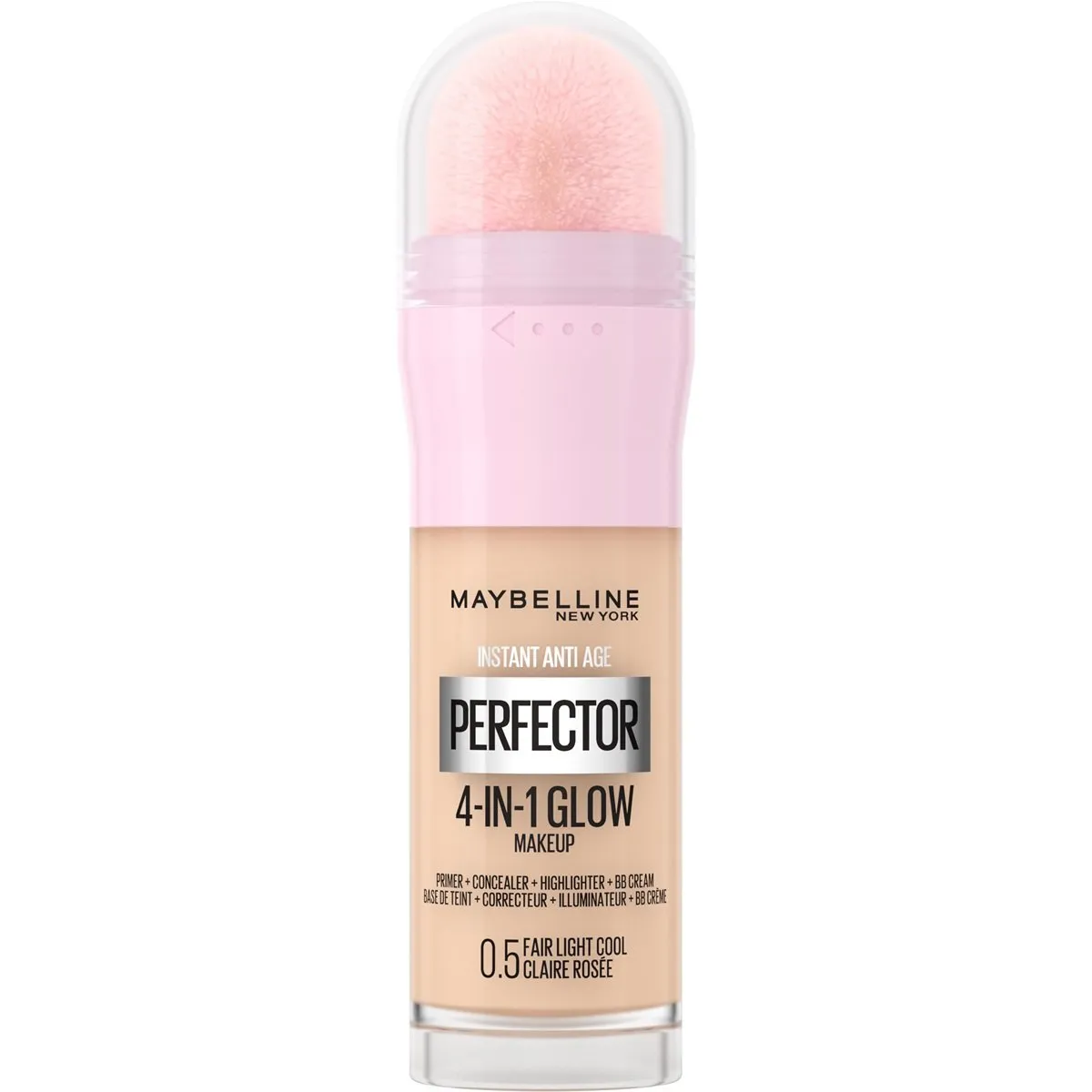 Maybelline New York Foundation Perfector 4-In-1 Glow 0.5 Fair Light Cool (20 ml)