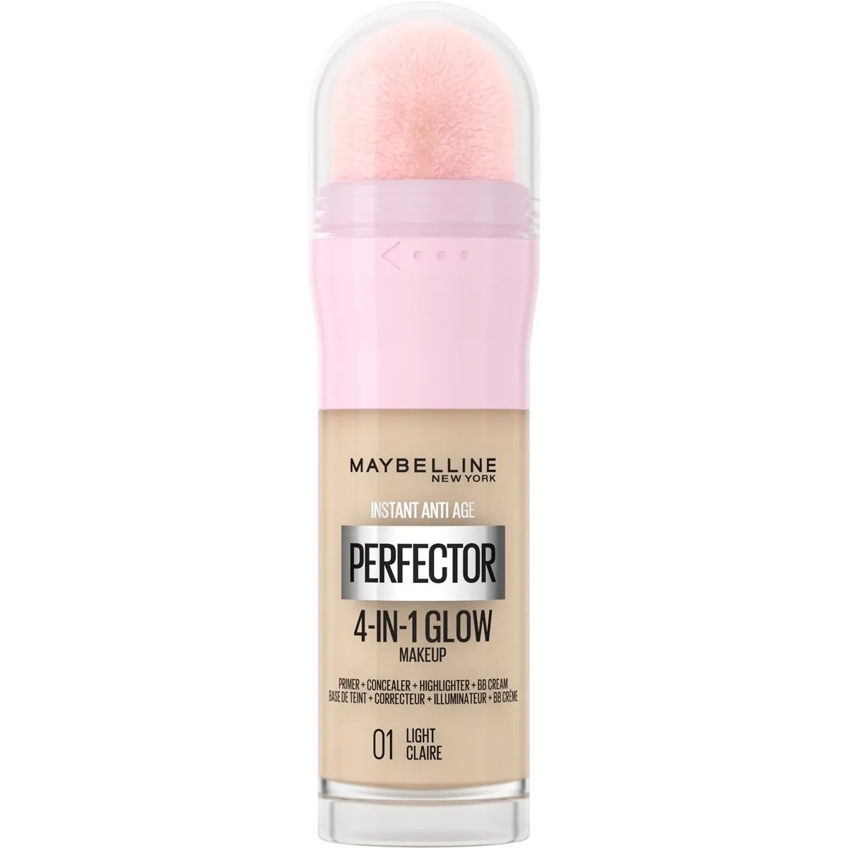 Maybelline New York Foundation Perfector 4-In-1 Glow 01 Light (1 stuk)