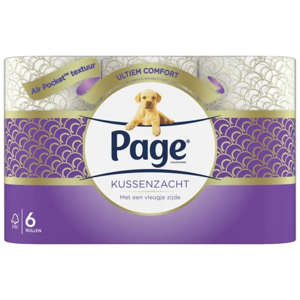 Page Toiletpapier Kussenzacht (6 Rollen)