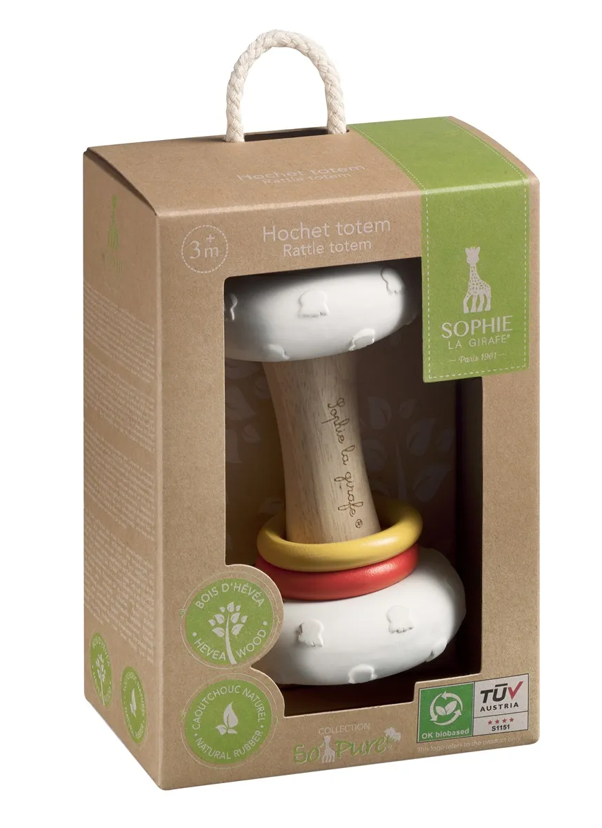 Sophie De Giraf Rammelaar So'Pure Hout (1 stuk)