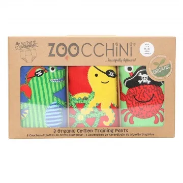 Zoocchini Oefenbroekjes 2-3 Boy Pirates (3 stuks)