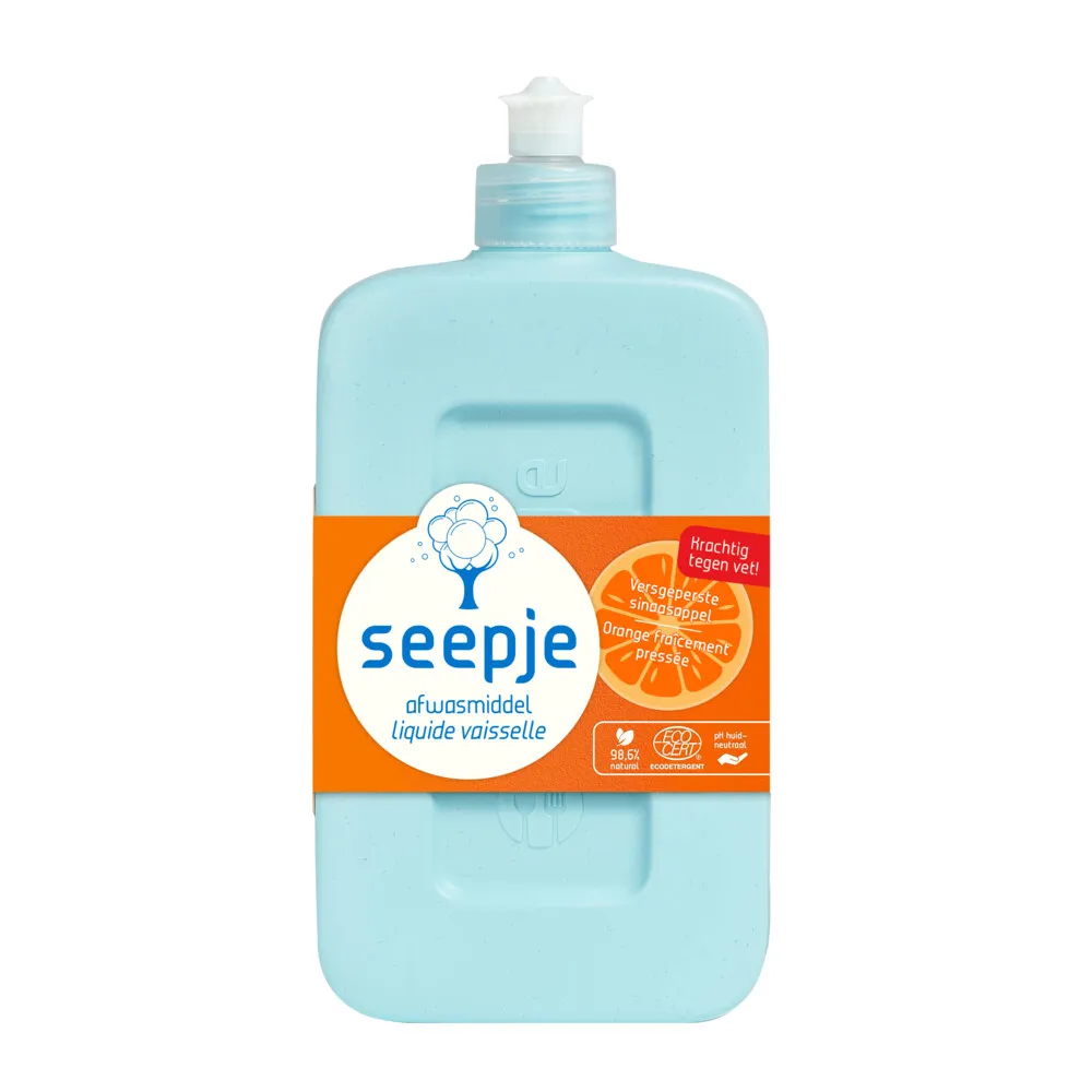 Seepje Afwasmiddel Versgeperste Sinaasappel (500 ml)