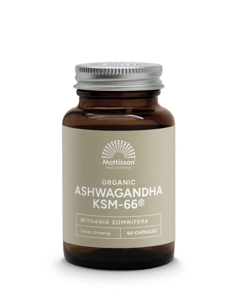 Mattisson Organic Ashwagandha Ksm-66 300Mg Met Bioperine (60 capsules)