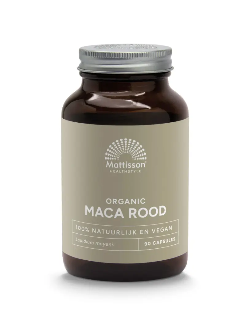 Mattisson Biologische Rode Maca 750Mg (90 capsules)