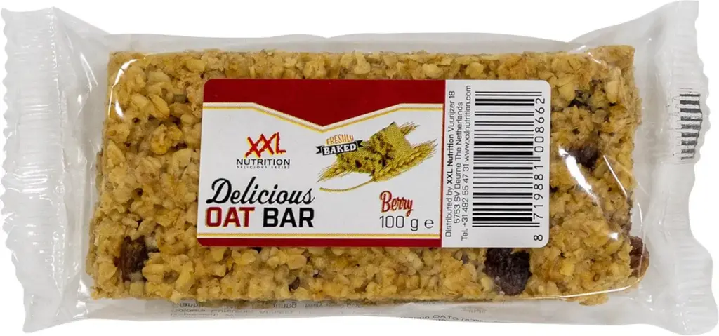 Xxl Nutrition Delicious Oat Bar Bessen (Vegan) (100 gr)
