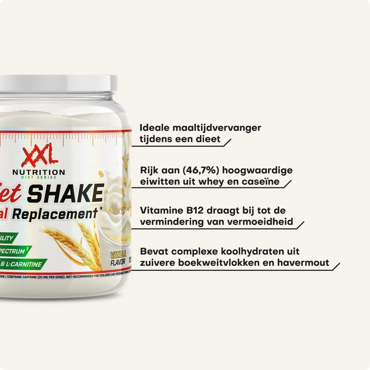 XXL Nutrition Diet Shake Chocolade (480 gr)
