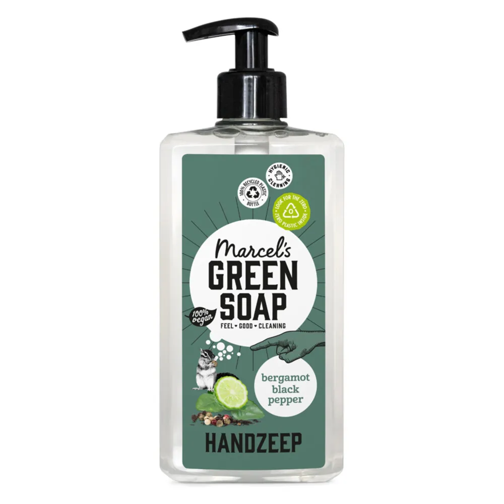 Marcel's Green Soap Handzeep Bergamot & Black Pepper (500 ml)
