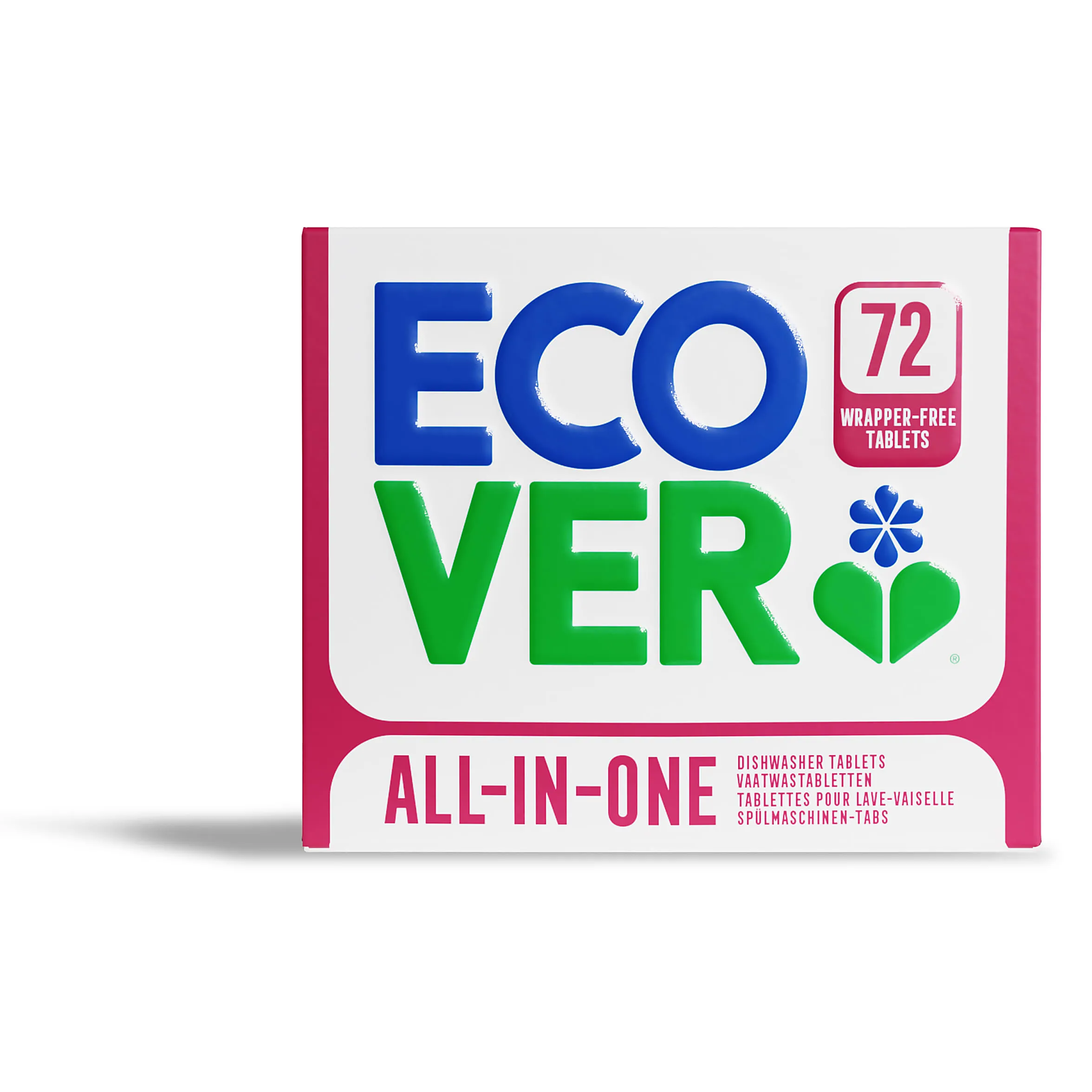 Ecover All-In-One Vaatwastabletten (72 tabletten)