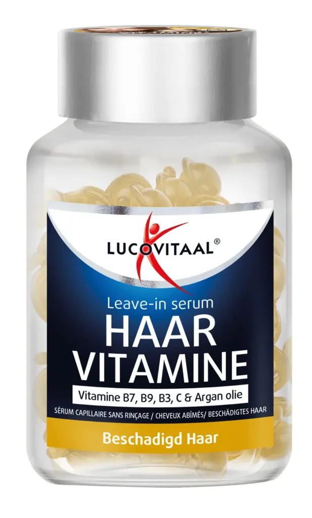 Lucovitaal Leave-in Serum Vitamine - Beschadigd Haar (25 twist capsules)