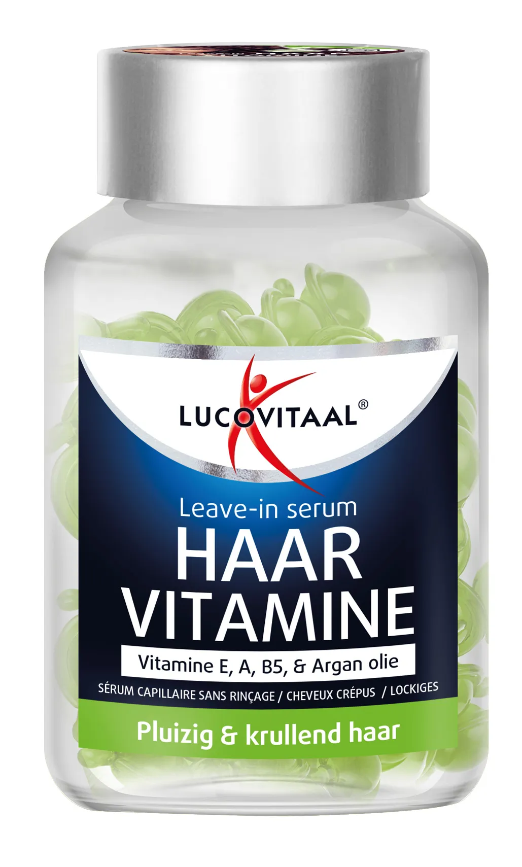 Lucovitaal Leave-in Serum Vitamine - Krullend Haar (25 twist capsules)