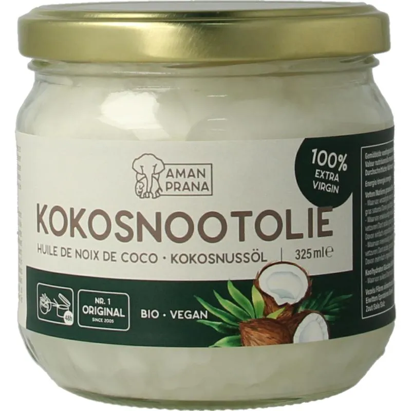 Amanprana Kokosnootolie Bio (325 ml)
