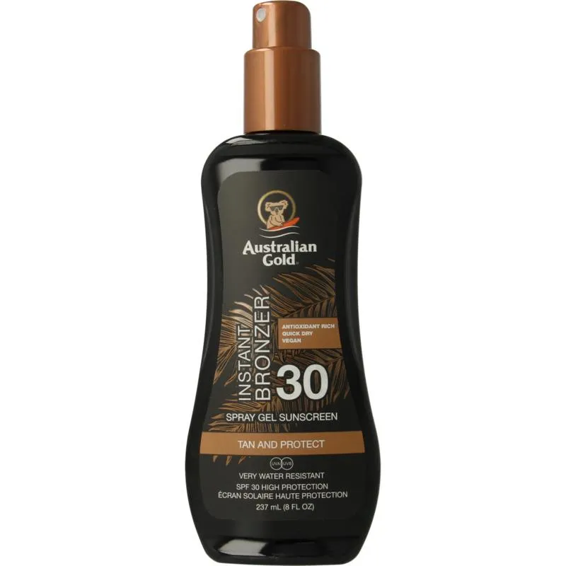 Australian Gold Spray Gel Bronzer Spf30 (237 ml)