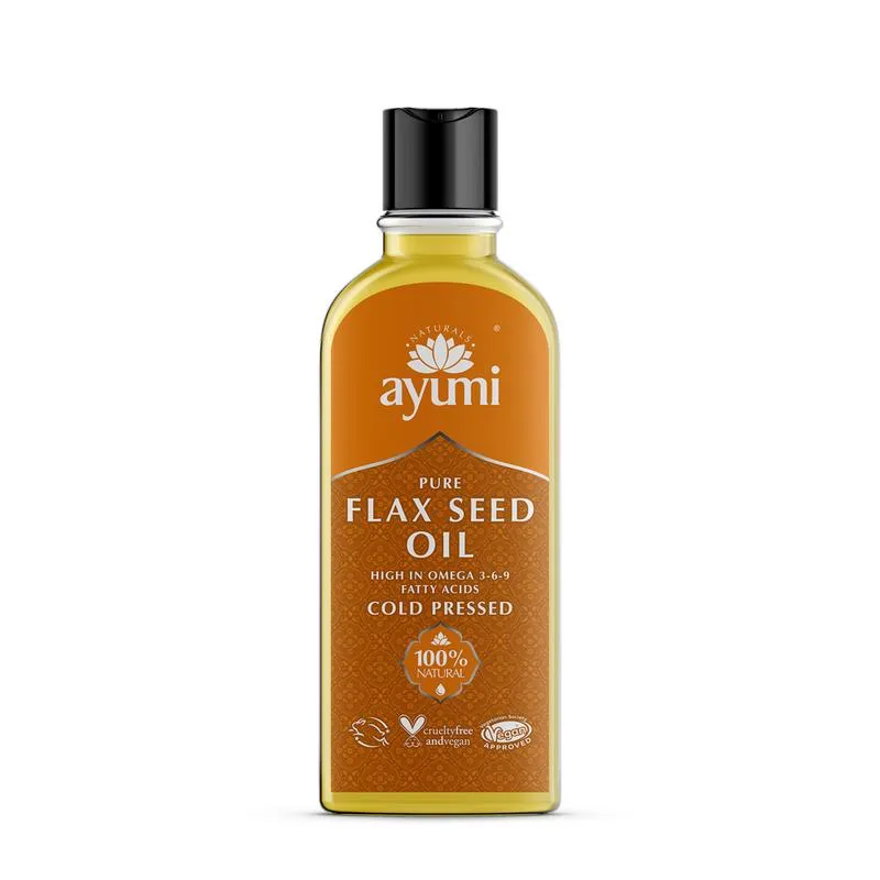 Ayumi Pure Flax Seed Oil Cold Pressed (150 ml)