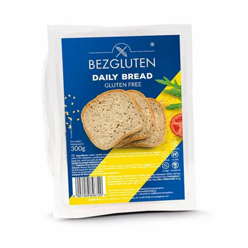 Bezgluten Bruin Brood Glutenvrij (300 gr)