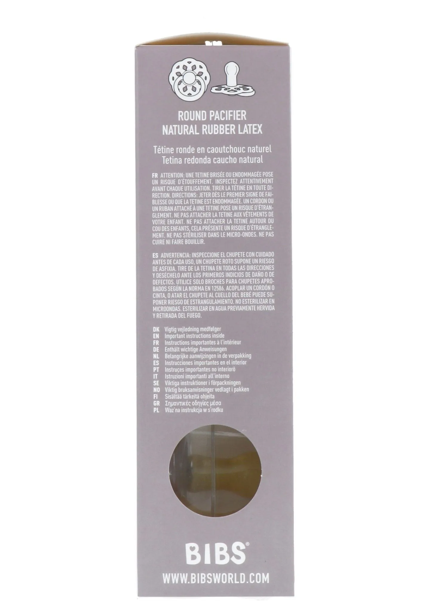 Bibs Fopspeen Maat 2 Blossom Lila (2 stuks) - image 3