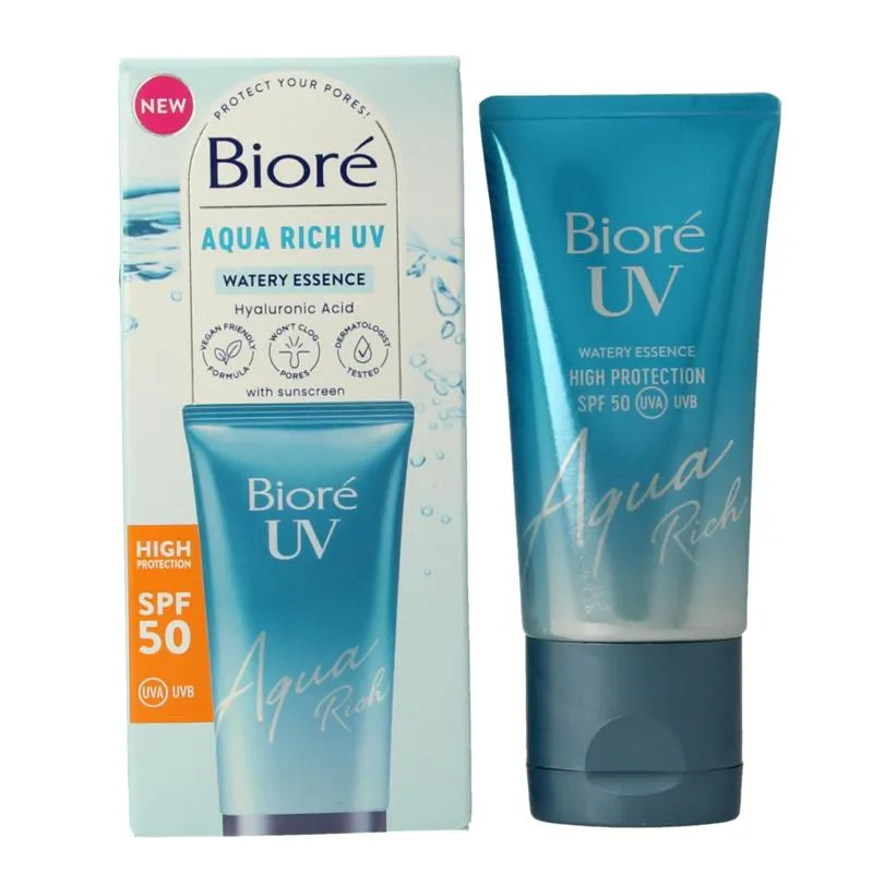 Bioré Aqua Moisturiser Rich Weightless Spf50 Uv (50 ml)