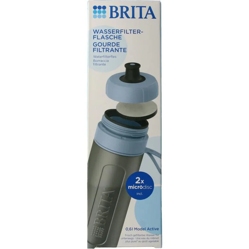 Brita Waterfles Active Donkerblauw (1 stuk)