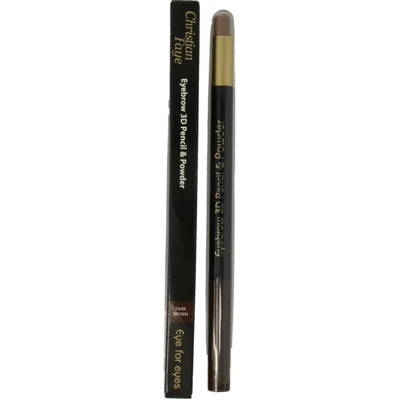 Christian Faye Eyebrow 3D Pencil & Powder Dark Brown (1 gr)
