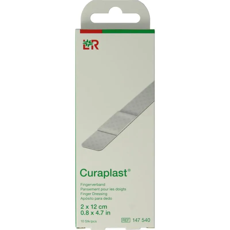 Curaplast Sensitive Vingerpleister 2 X 12Cm (10 stuks)