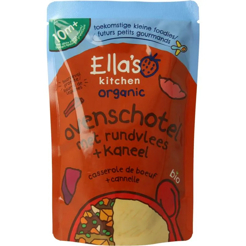 Ella's Kitchen Ovenschotel Met Rundvlees En Kaneel 10+ Maanden Bio (190 gr)